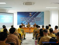 Susun RKPD 2024, Bappelitbangda Pesisir Barat Gelar Forum Perangkat Daerah
