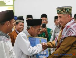 Silaturahmi Ramadhan, Bupati Dendi Berikan Bantuan Dhuafa, Anak Yatim Dan Masjid Di Tegineneng