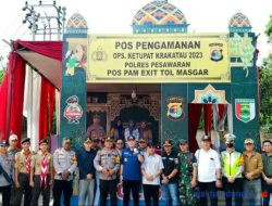 Bupati Dendi Dan Kapolres Pantau Arus Mudik Di Ruas Exit Tol