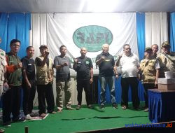 Ketum RAPI Pantau Kesiapan Pos Bankom Tugu Coklat Gedong Tataan Pesawaran