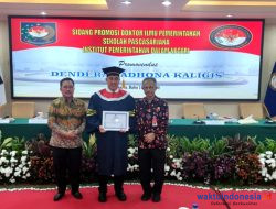 Bupati Dendi Raih Gelar Doktor Pasca Sarjana IPDN Jakarta