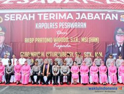 Polres Pesawaran Gelar Kenal Pamit AKBP Pratomo dan AKBP Maya. H Nitijahubessy