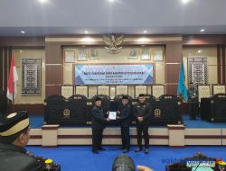 Kada Pesisir Barat Lampung Sampaikan Nota Pengantar Draf KUA-PPAS 2024