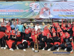 Puncak Haornas ke-40, Pemkab Pesawaran Gelar Senam Lampung Berjaya