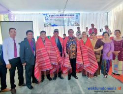 Bupati Dendi Berikan Bantuan Pembangunan Gereja HKBP Wiyono Gedong Tataan