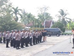 Polres Tuba Gelar Apel Pam Kampanye Pemilu 2024