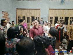 Pastikan Misa Natal Lancar, Bupati Dendi Bersama Kapolres Sambangi Gereja Santo Gedong Tataan