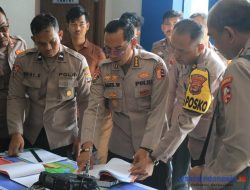 Empat Pamen Mabes Polri Monitoring Ops Mantab Brata di Polres Tuba