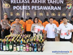 Evaluasi Akhir Tahun Polres Pesawaran, Kasus Kriminal Meningkat, Kasus Narkoba Menurun