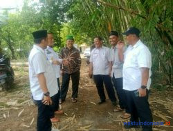Dampak Hujan, Jembatan Penghubung di Desa Pesawaran Kedondong Nyaris Putus