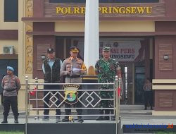 Amankan Malam Tahun Baru 2024, Polres Pringsewu Gelar Apel Gabungan