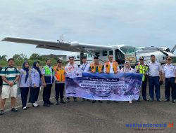 Pesawat Susi Air Sukses Terbang Perdana di Bandara Taufiq Kiemas Pesibar