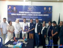 Maju Nyabup, Ketua Gerindra Daftar Penjaringan NasDem Pesawaran