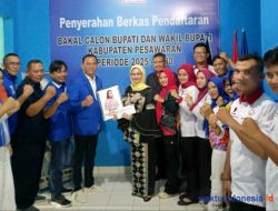 Gas Pol, Nanda Indira Kembalikan Berkas Bacakada Pesawaran 3 Parpol
