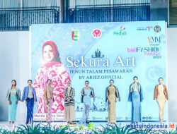 Tenun Talam Asal Gedongtataan Tampil di Bali Fashion Parade 2024