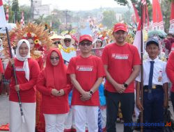 Ribuan Masyarakat Mesuji Ikuti Pawai Budaya Perayaan HUT RI ke-79