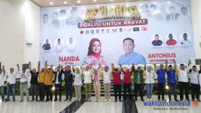 Deklarasi Koalisi Untuk Rakyat 11 partai politik menangkan Nanda - Anton pada Pilkada Pesawaran/Foto: Apriansyah