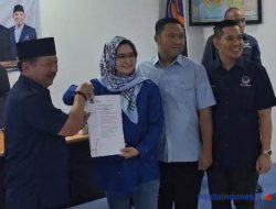 Sah, NasDem Serahkan B.1 KWK Paslon Nanda dan Antonius