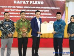 KPU Tetapkan DPT Pilkada Pesawaran, Ini Jumlahnya