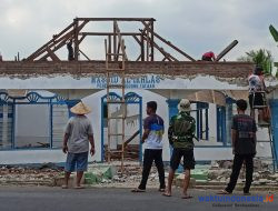 Masyarakat Penengahan Gedongtataan Swadaya Bangun Masjid, Panitia Buka Donasi