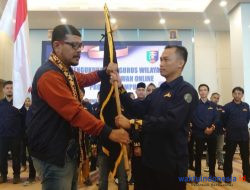 Ketum Yudhistira Kukuhkan PW IWO Lampung Masa Bakti 2024-2029