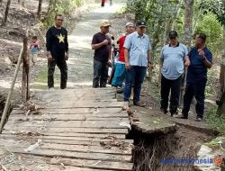 Pemda Pesawaran Segera Bangun Jembatan Putus di Sukabanjar Gedongtataan
