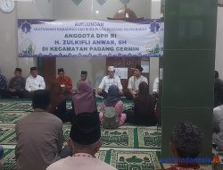Silaturahmi Ramadhan, Zulkifli Anwar Ajak Masyarakat Sukseskan PSU Pesawaran