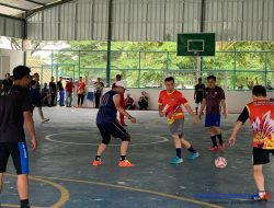 Wujud Sinergitas, Pemkab dan Insan Pers Pesawaran Olahraga Bersama