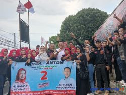 PSU Pesawaran, GRIB Jaya Deklarasi Menangkan Nanda-Anton