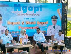 Bupati dan Wabup Pesawaran Kumpul Ngopi Bareng Puluhan Wartawan