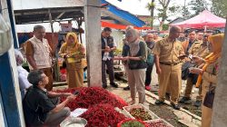 Pemkab Lampung Barat Sidak Harga dan Ketersediaan Bapokting di Pasar Liwa saat Ramadhan hingga Hari Raya