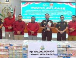 Kejati Lampung Terima 100 Miliar Pengembalian Kerugian Negara Terkait Kasus Korupsi Hutan