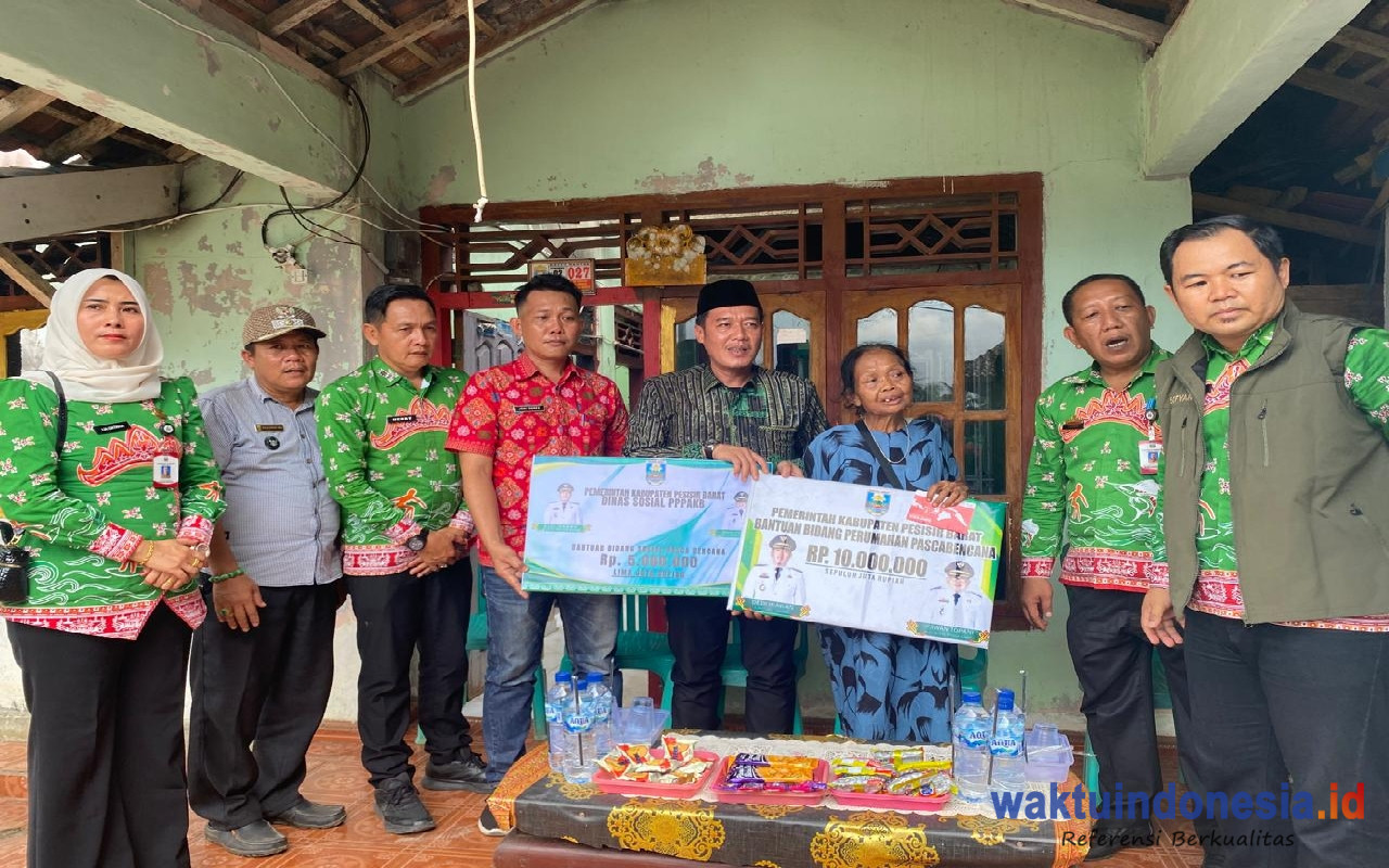 Kebakaran di Krui Pesisir Barat Lampung